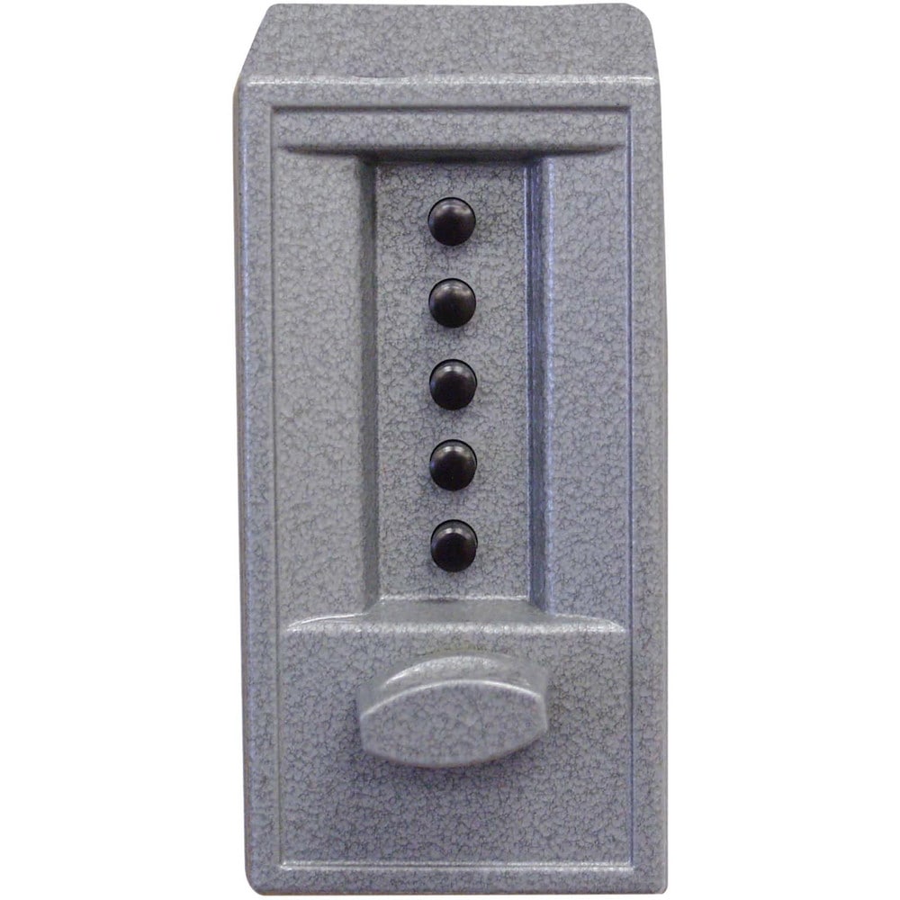 Knob Locksets; Type: Entrance; Key Type: Keyed Different; Material: Metal; Finish/Coating: Gray, Satin Chrome; Compatible Door Thickness: 1-3/8" to 2-1/4"; Backset: 2.75