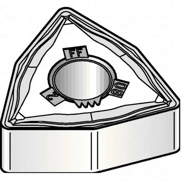 Turning Insert: WNMG431FF KCU10B, Carbide