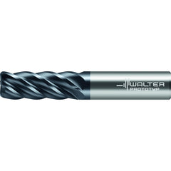 Corner Radius End Mill: 3/4" Dia, 2-1/4" LOC, 0.0150" Radius, 5 Flute, Solid Carbide