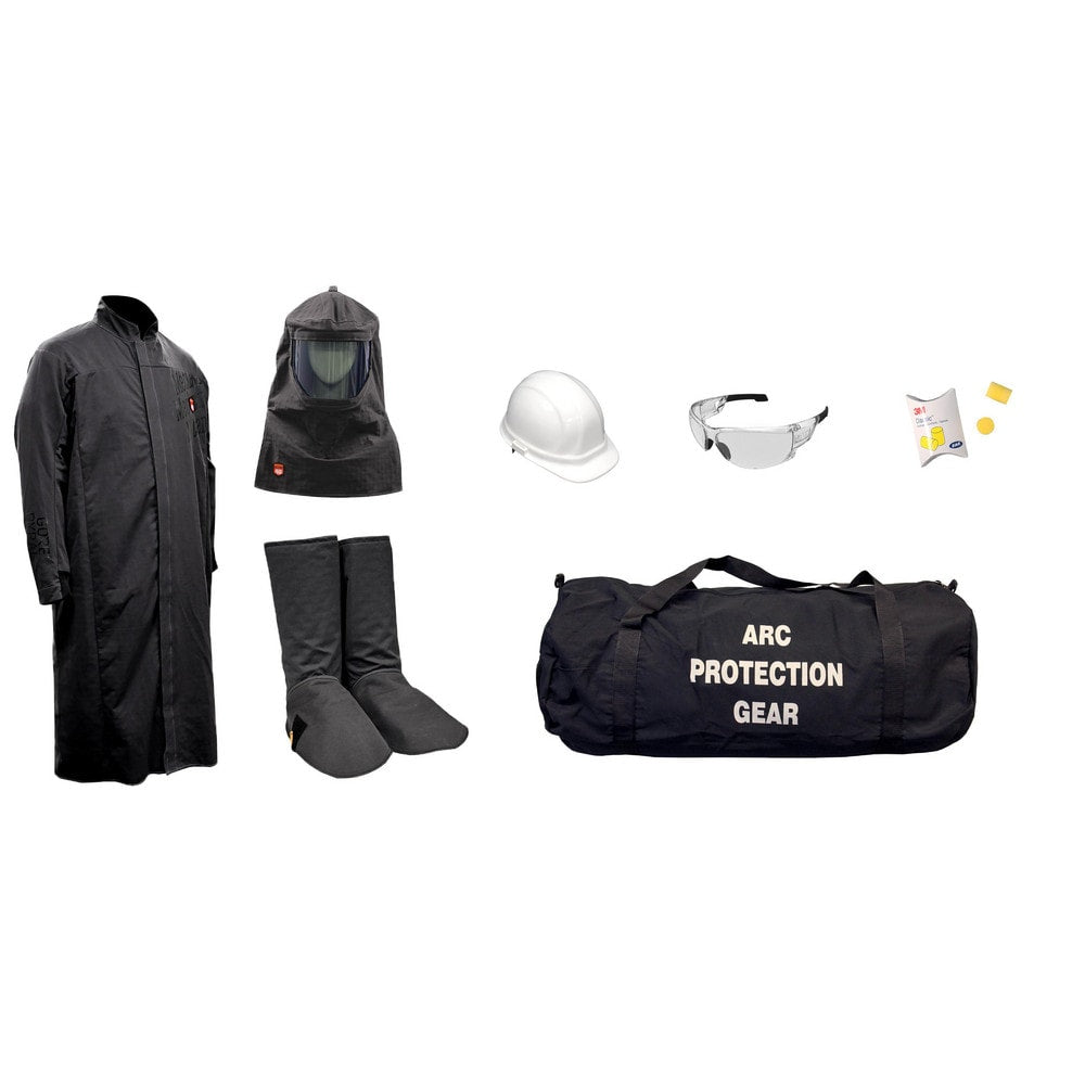 Arc Flash Clothing Kit: Size Large, Cotton, Coat, Hoods & Leggings