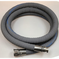 Food & Beverage Hose: 3" ID, 3.5" OD, 10' Long