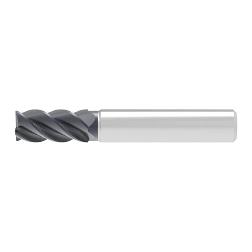 Corner Chamfer End Mill: 20.00 mm Dia, 30.00 mm LOC, 4 Flute, 0.30 mm Chamfer Width, Solid Carbide