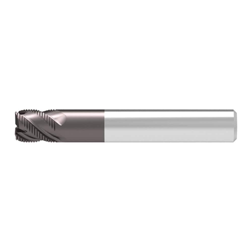 Corner Chamfer End Mill: 20.00 mm Dia, 19.00 mm LOC, 5 Flute, 0.40 mm Chamfer Width, Solid Carbide