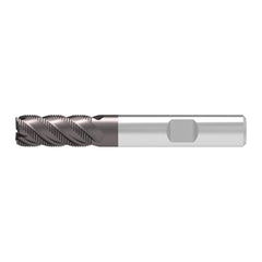 Corner Chamfer End Mill: 25.00 mm Dia, 50.00 mm LOC, 5 Flute, 0.50 mm Chamfer Width, Solid Carbide