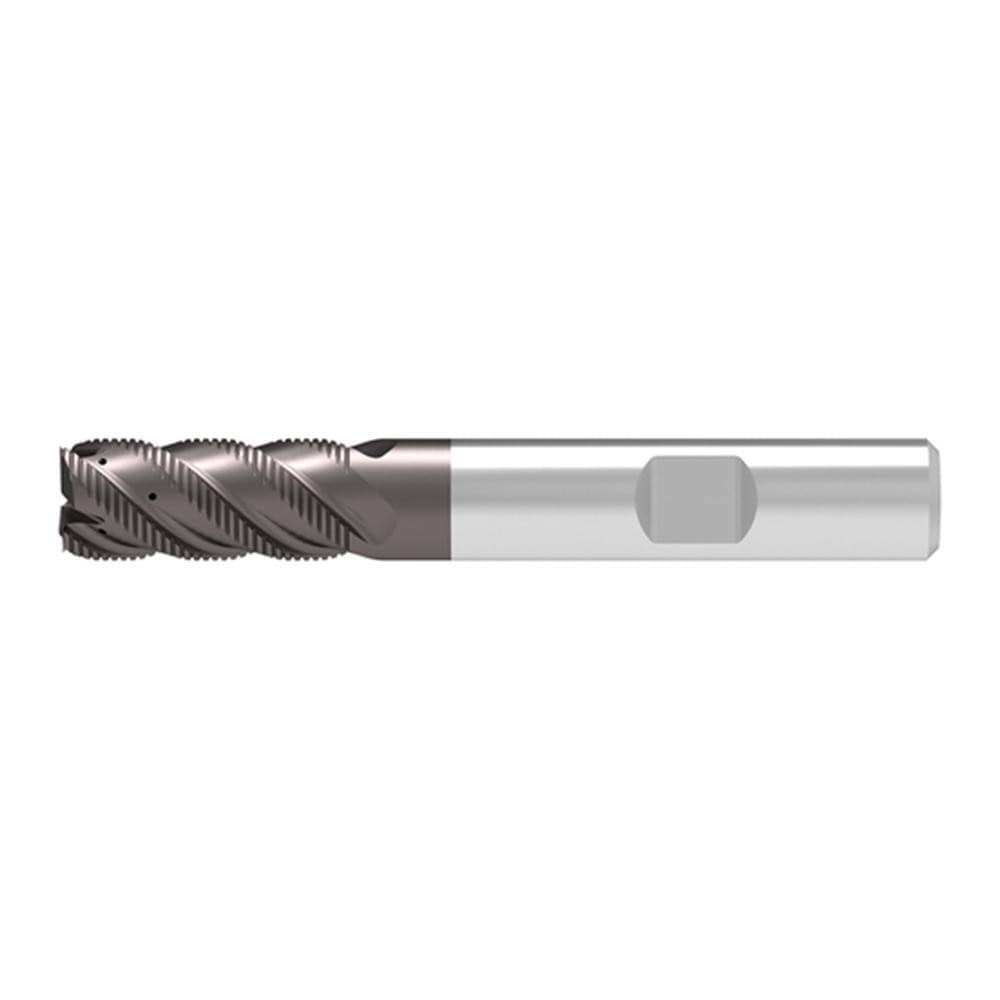 Corner Chamfer End Mill: 20.00 mm Dia, 40.00 mm LOC, 5 Flute, 0.40 mm Chamfer Width, Solid Carbide