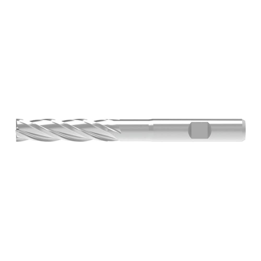 Corner Chamfer End Mill: 6.00 mm Dia, 24.00 mm LOC, 4 Flute, 0.07 mm Chamfer Width, Solid Carbide