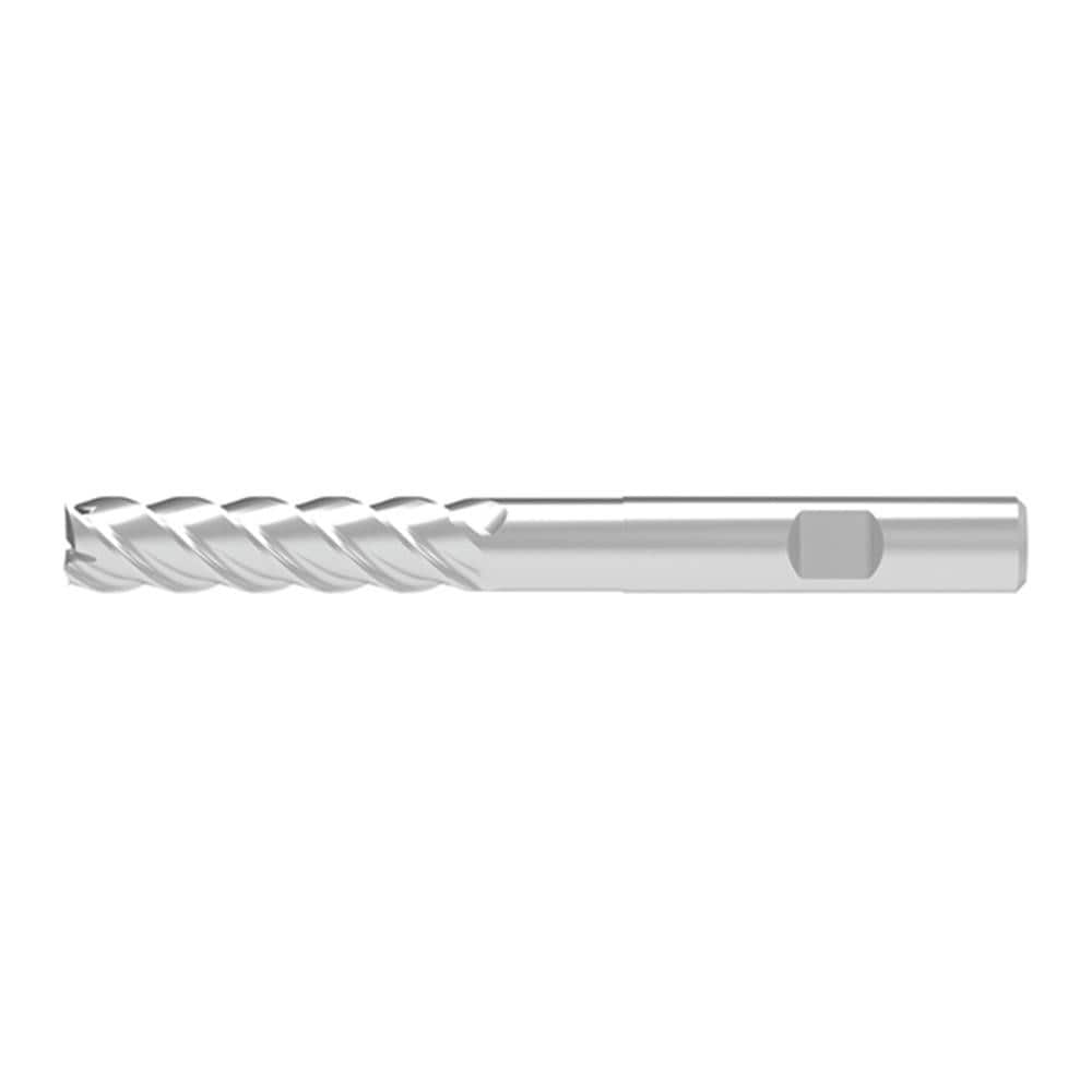 Corner Chamfer End Mill: 18.00 mm Dia, 72.00 mm LOC, 4 Flute, 0.18 mm Chamfer Width, Solid Carbide