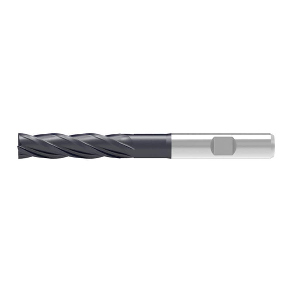 Corner Chamfer End Mill: 20.00 mm Dia, 60.00 mm LOC, 4 Flute, 0.20 mm Chamfer Width, Solid Carbide