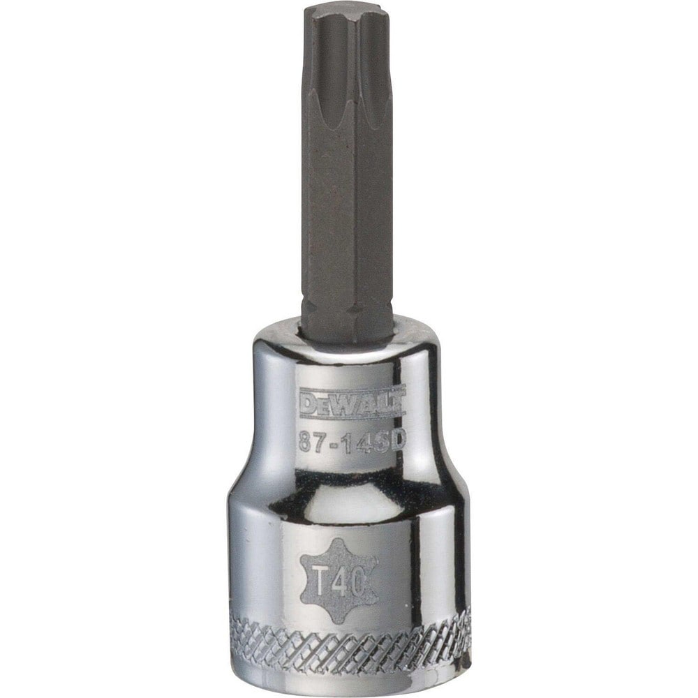 Hand Hex & Torx Bit Sockets; Socket Type: Torx Bit Socket; Drive Size (Fractional Inch): 3/8; Torx Size: T40; Bit Length (Inch): 3