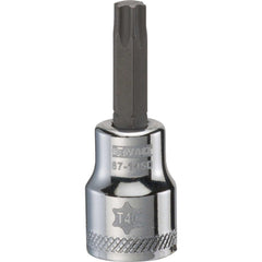 Hand Hex & Torx Bit Sockets; Socket Type: Torx Bit Socket; Drive Size (Fractional Inch): 3/8; Torx Size: T40; Bit Length (Inch): 3