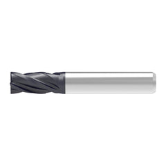 Corner Chamfer End Mill: 16.00 mm Dia, 22.00 mm LOC, 4 Flute, 0.18 mm Chamfer Width, Solid Carbide