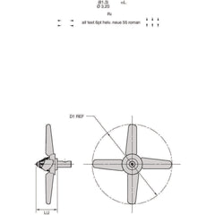 CNC Machine Components & Accessories; Type: Fan Assembly; Contents: Hub, Hardware, Blade; For Use With: CNC Systems; Material: Aluminum, Plastic, Steel