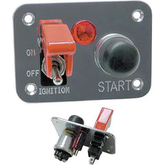 Automotive Switches; Switch Type: Ignition; Number Of Connections: 2; Sequence: On-Off; Amperage: 25; Voltage: 12; Color: Red, Black; Actuator Type: Toggle