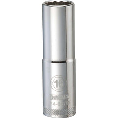 Deep  Hand Socket: 1/2" Drive, 16.00 mm Socket, 12-Point