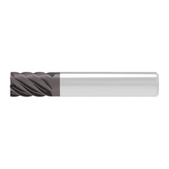 Corner Chamfer End Mill: 18.00 mm Dia, 20.00 mm LOC, 8 Flute, 0.07 mm Chamfer Width, Solid Carbide