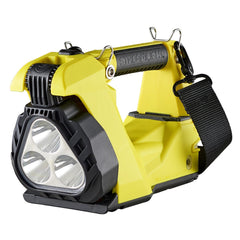 Vulcan Clutch[REG] Yellow Rechargeable Lantern with Clamping Handle and Swivel Neck