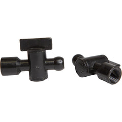 Coolant Hose Valves; Hose Inside Diameter (Inch): 1/4; System Size: 0.25 in; Connection Type: Male Snap-Loc x Female; Body Material: POM; Thread Size: 1/4 in; Number Of Pieces: 10