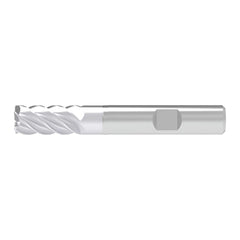 Corner Chamfer End Mill: 20.00 mm Dia, 41.00 mm LOC, 5 Flute, 0.30 mm Chamfer Width, Solid Carbide