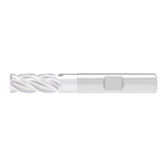 Corner Chamfer End Mill: 20.00 mm Dia, 41.00 mm LOC, 4 Flute, 0.30 mm Chamfer Width, Solid Carbide