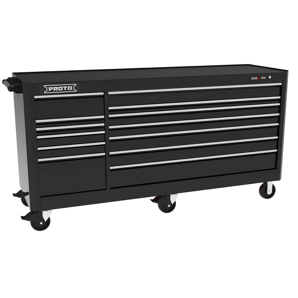 Steel Tool Roller Cabinet: 88-1/4" Wide, 46-3/8" High, 27" Deep, 13 Drawer