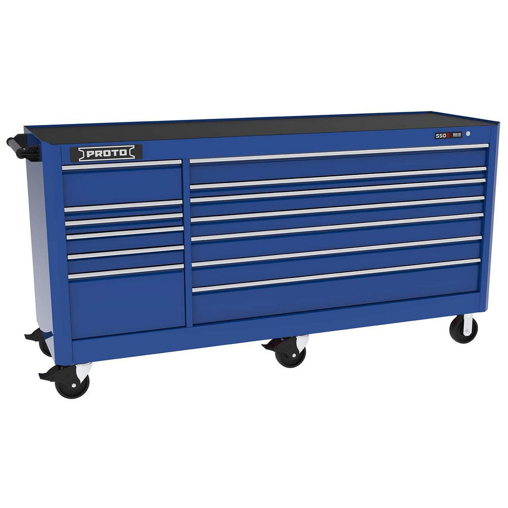 Steel Tool Roller Cabinet: 88-1/4" Wide, 46-3/8" High, 27" Deep, 13 Drawer