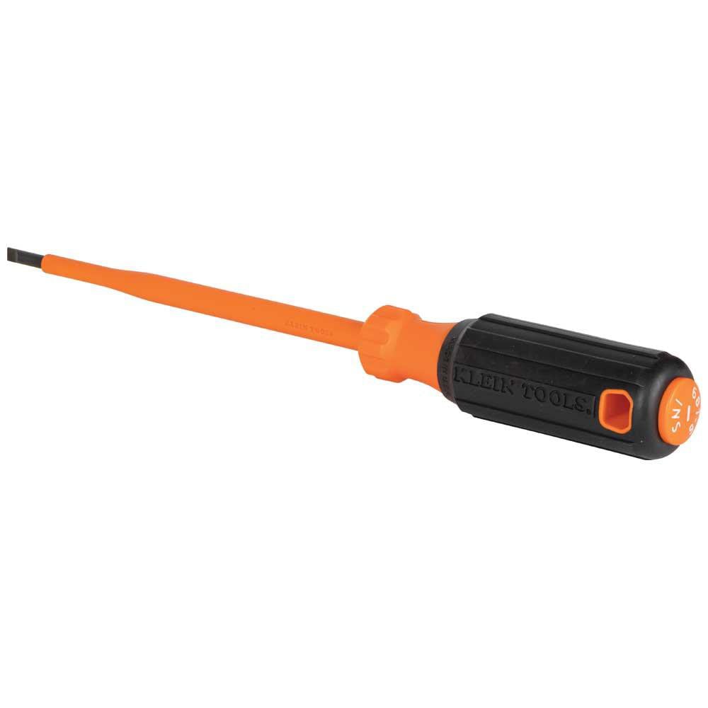 Slotted Screwdriver Bits; Reversible: No; Blade Width (Inch): 3/16; Blade Width (mm): 0.813 in; Blade Thickness: 0.813 in; Drive Size (Inch): 0.813 in; Material: Steel; Blade Thickness (Decimal Inch): 0.813 in; Overall Length (Inch): 10.32; Finish: Oxide;