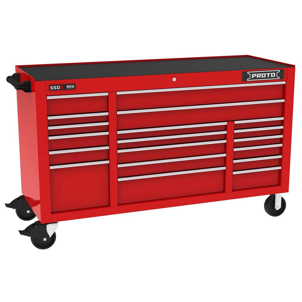 Steel Tool Roller Cabinet: 67" Wide, 41" High, 25-1/4" Deep, 19 Drawer