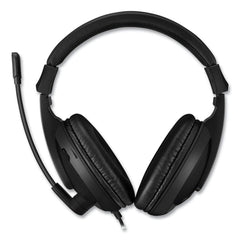 Xtream H5U Stereo Multimedia Headset with Mic, Binaural Over the Head, Black