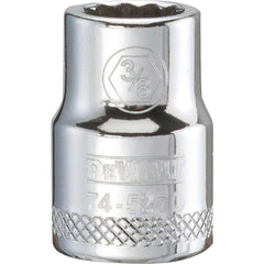 Standard  Hand Socket: 3/8" Drive, 3/8" Socket, 12-Point