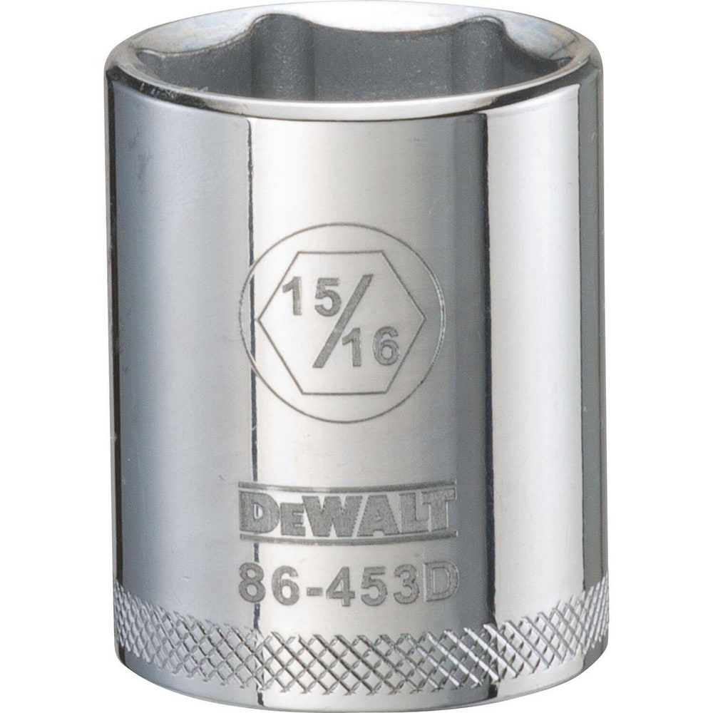 Standard  Hand Socket: 1/2" Drive, 15/16" Socket, 6-Point