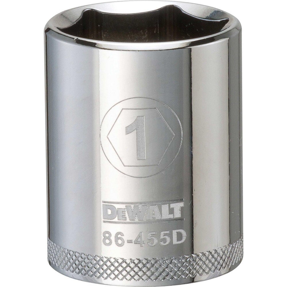 Standard  Hand Socket: 1/2" Drive, 1" Socket, 6-Point