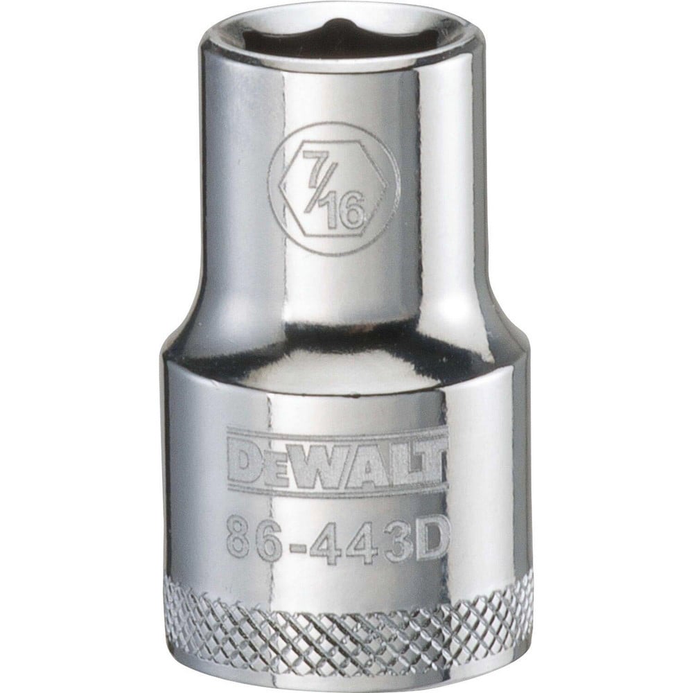 Standard  Hand Socket: 1/2" Drive, 7/16" Socket, 6-Point