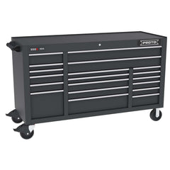 Steel Tool Roller Cabinet: 67" Wide, 41" High, 25-1/4" Deep, 19 Drawer