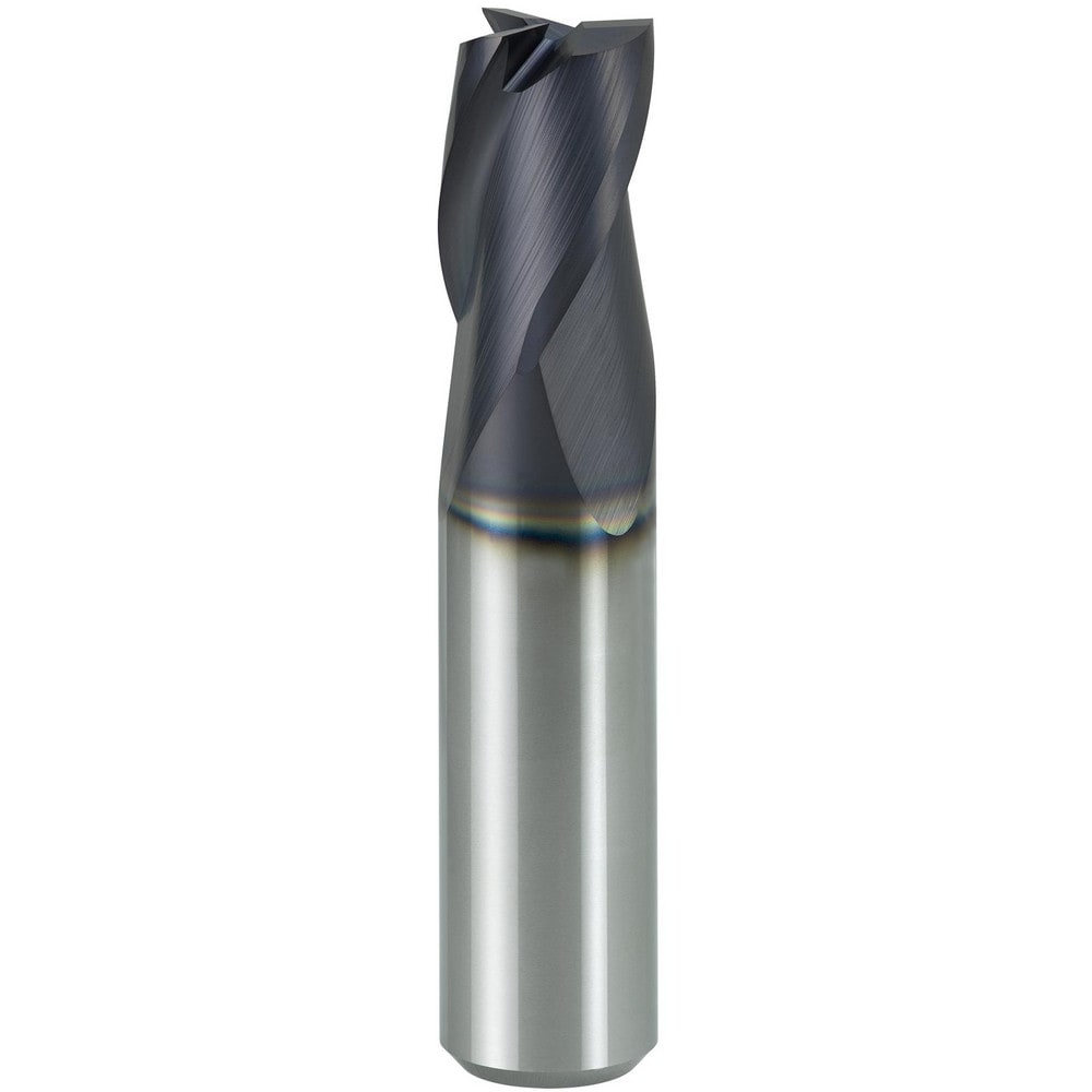 Square End Mill: 7.00 mm Dia, 10.50 mm LOC, 3 Flute, Solid Carbide