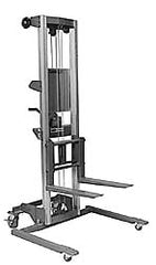 350 Lbs. Load Capacity, 144 Inch Lift Height, Straddle Base Manually Operated Lift