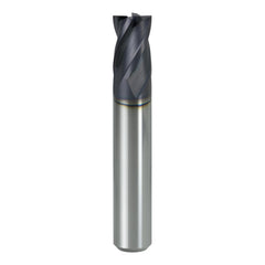 Square End Mill: 9.00 mm Dia, 13.50 mm LOC, 4 Flute, Solid Carbide