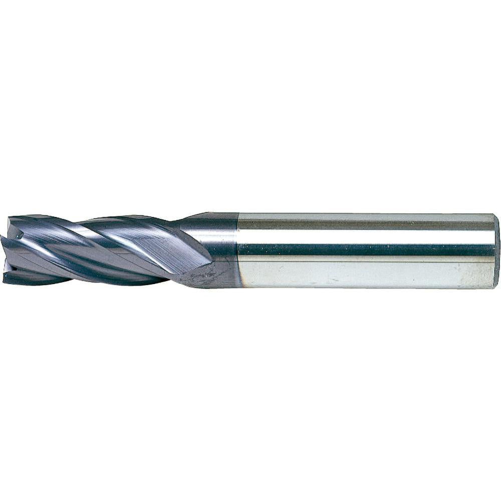 Square End Mill: 3/8" Dia, 4 Flute, Solid Carbide