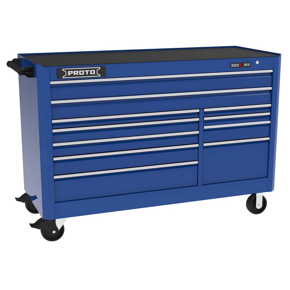 Steel Tool Roller Cabinet: 66" Wide, 46" High, 27" Deep, 11 Drawer