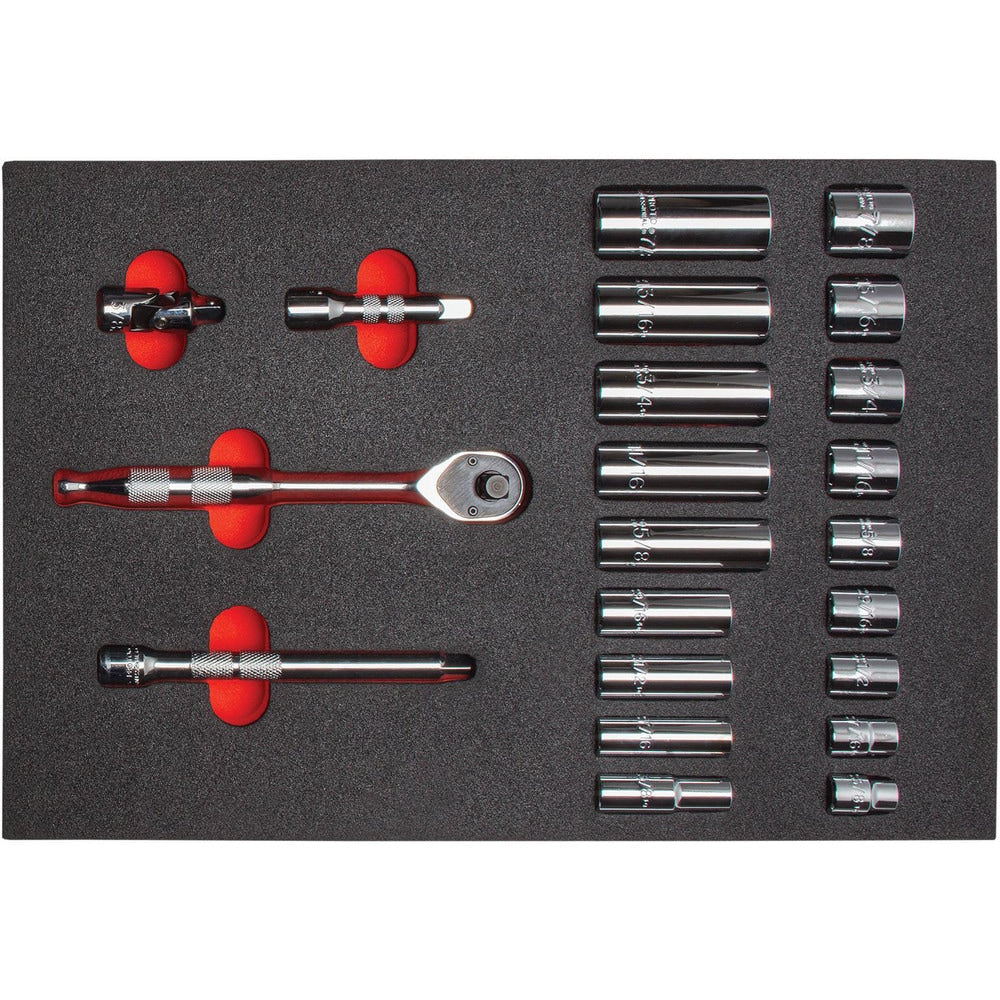 Socket Set Socket Set: 22 Pc,