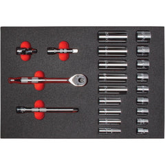 Socket Set Socket Set: 22 Pc,