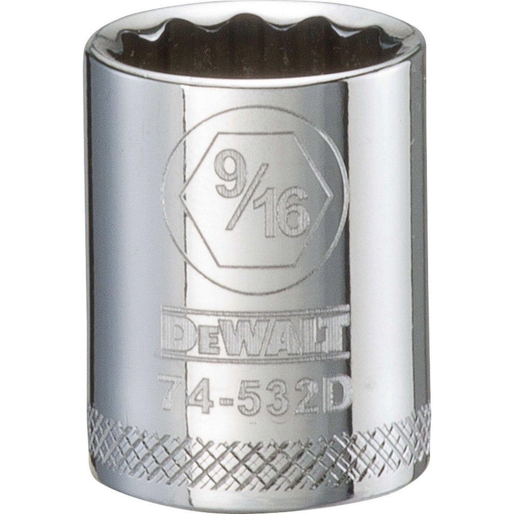 Standard  Hand Socket: 3/8" Drive, 9/16" Socket, 12-Point