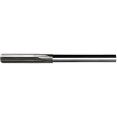 Chucking Reamer: 0.4380" Dia, 4" OAL, 1-3/8" Flute Length, Straight-Cylindrical Shank, Solid Carbide