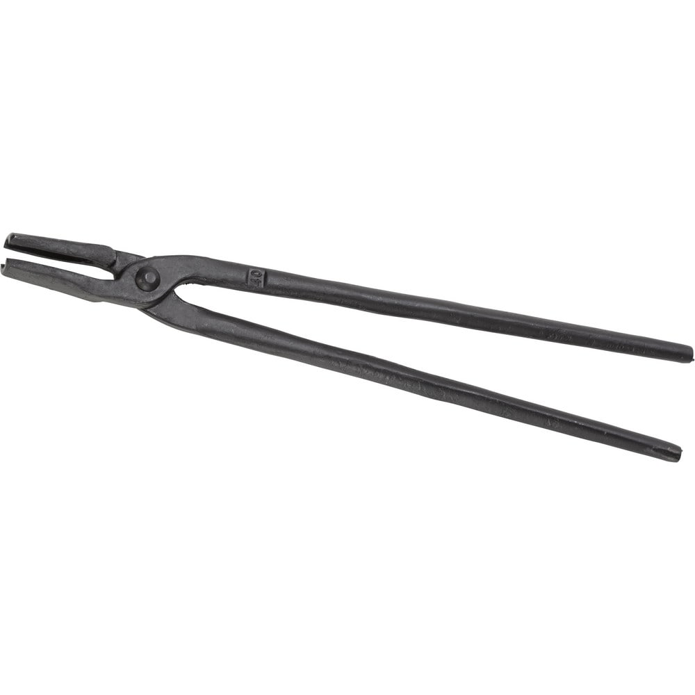 Tongs; Type: Picard Round Hollow Nose Blacksmith Tongs; Material: Steel; Overall Length (Decimal Inch): 12.0000