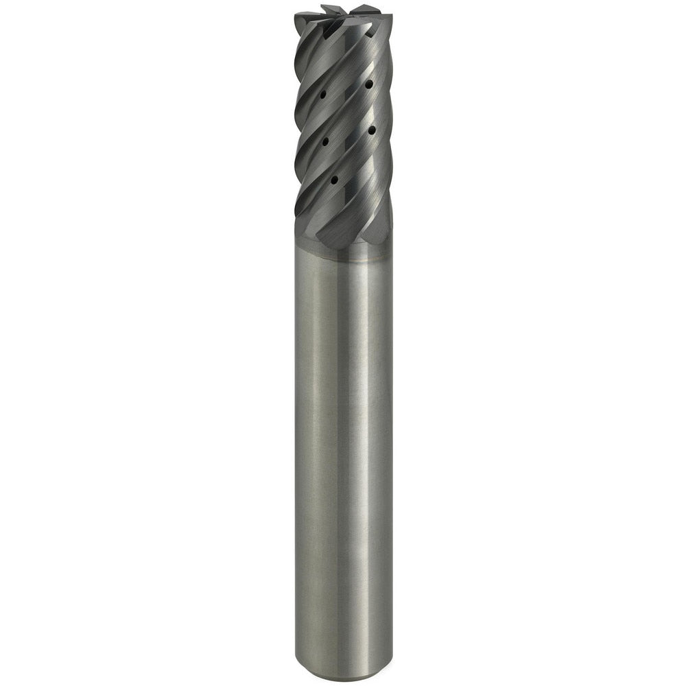 Square End Mill: 16.00 mm Dia, 32.00 mm LOC, 6 Flute, Solid Carbide