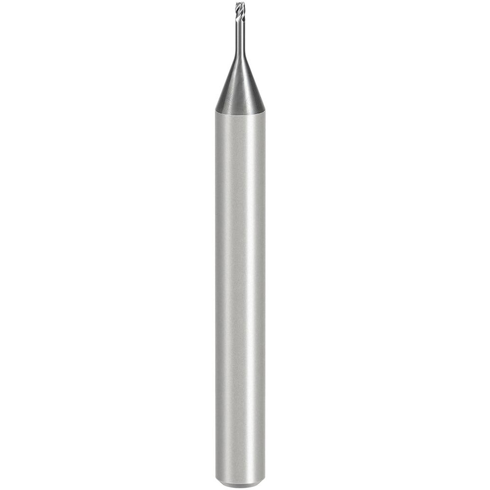 Square End Mill: 0.20 mm Dia, 0.30 mm LOC, 3 Flute, Solid Carbide