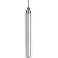 Square End Mill: 0.50 mm Dia, 0.70 mm LOC, 4 Flute, Solid Carbide