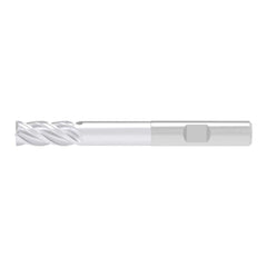 Corner Chamfer End Mill: 10.00 mm Dia, 21.00 mm LOC, 4 Flute, 0.20 mm Chamfer Width, Solid Carbide