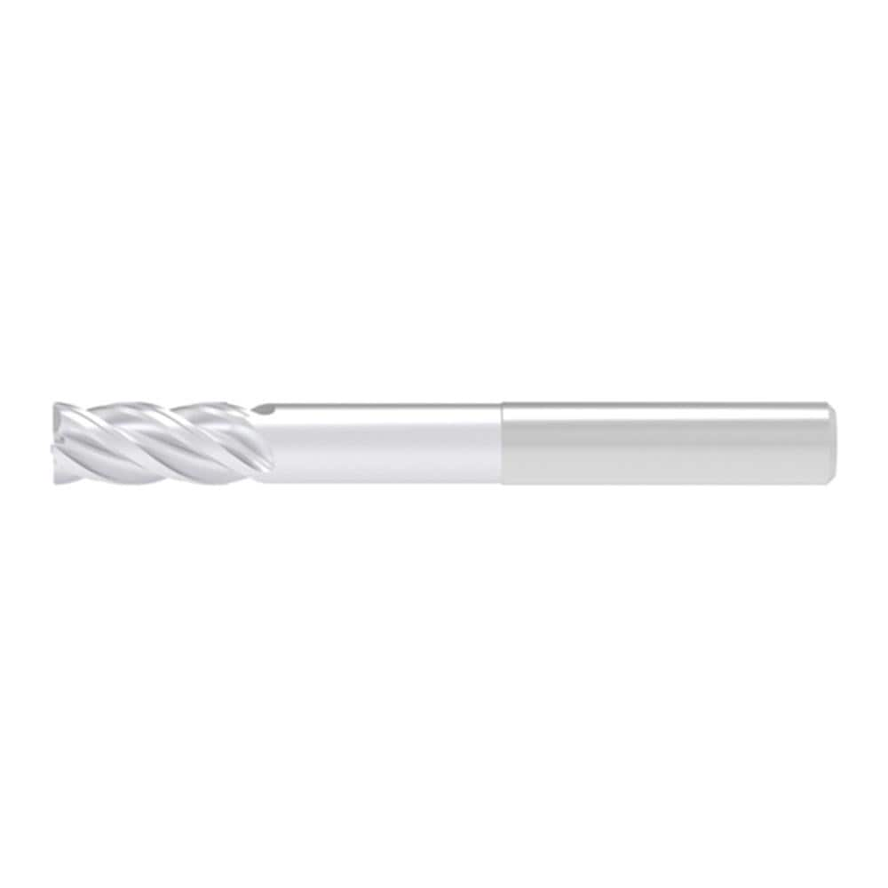 Corner Chamfer End Mill: 18.00 mm Dia, 38.00 mm LOC, 4 Flute, 0.30 mm Chamfer Width, Solid Carbide