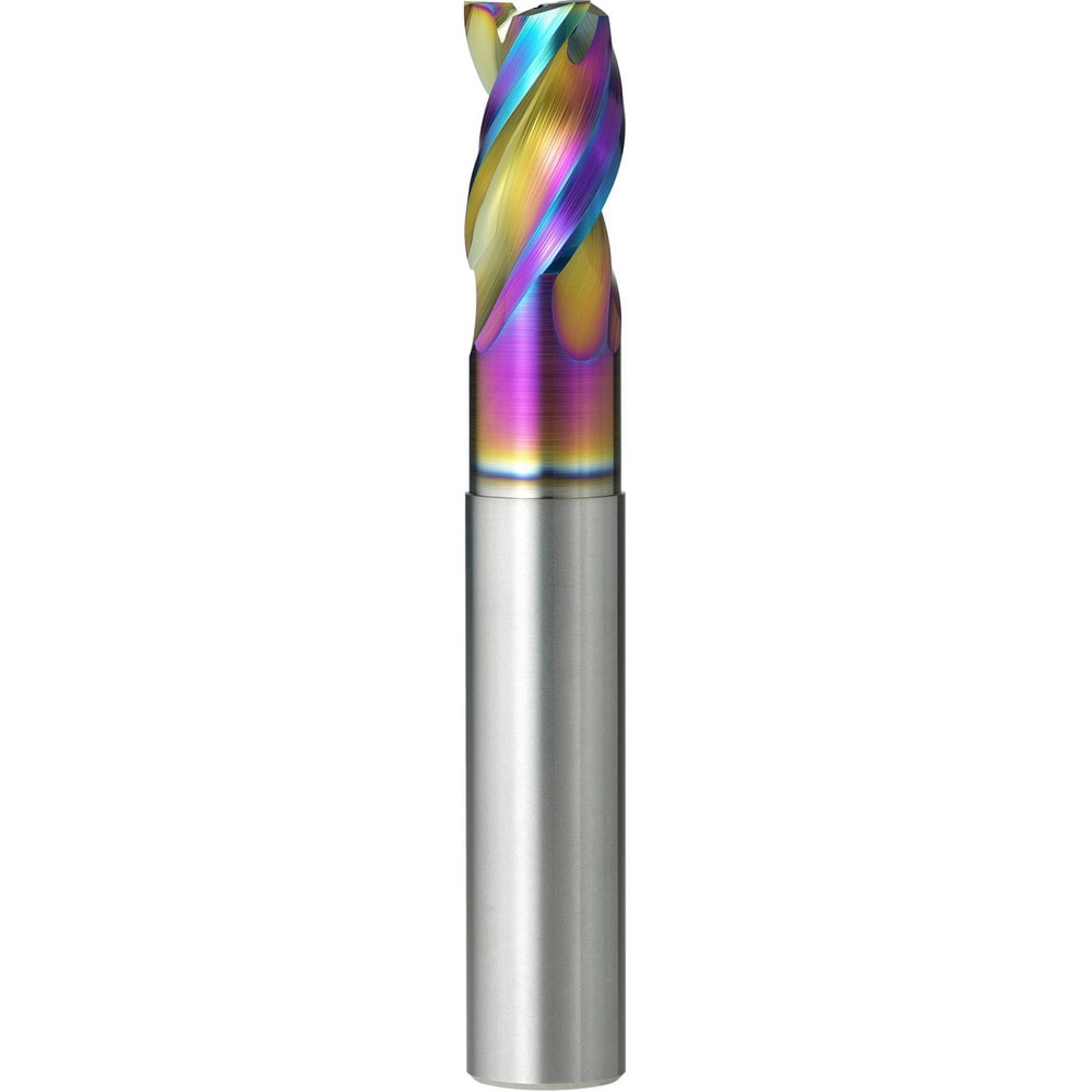 Square End Mill: 20.00 mm Dia, 30.00 mm LOC, 3 Flute, Solid Carbide