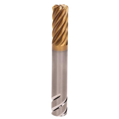 Corner Radius End Mill: 12 mm Dia, 26.00 mm LOC, 0.50 mm Radius, 8 Flute, Solid Carbide